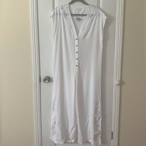 Show Me Your Mumu Swim Coverup Jumpsuit with Lace Details Size S